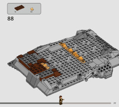 LEGO 75334 instructions page 77 – build guide