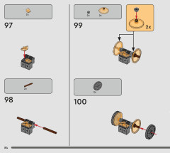 LEGO 75334 instructions page 84 – build guide
