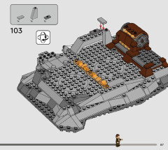 LEGO 75334 instructions page 87 – build guide