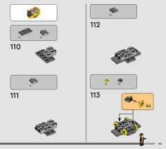 LEGO 75334 instructions page 95 – build guide