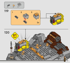 LEGO 75334 instructions page 99 – build guide