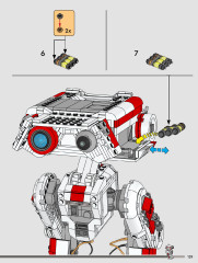 LEGO 75335 instructions page 129 – build guide