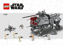 LEGO 75337 instructions page 1 – build guide
