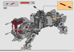 LEGO 75337 instructions page 133 – build guide