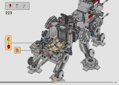 LEGO 75337 instructions page 151 – build guide
