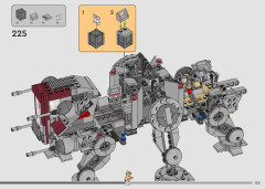 LEGO 75337 instructions page 153 – build guide