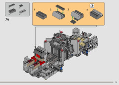 LEGO 75337 instructions page 75 – build guide