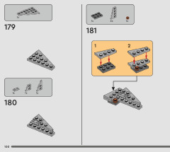 LEGO 75338 instructions page 100 – build guide