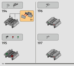 LEGO 75338 instructions page 106 – build guide
