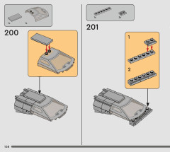 LEGO 75338 instructions page 108 – build guide