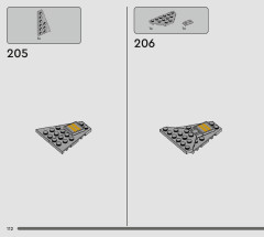 LEGO 75338 instructions page 112 – build guide