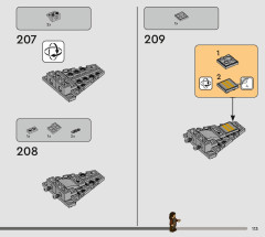 LEGO 75338 instructions page 113 – build guide