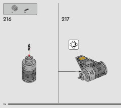 LEGO 75338 instructions page 116 – build guide