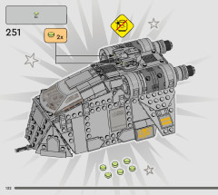 LEGO 75338 instructions page 132 – build guide