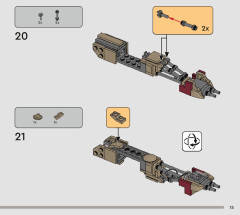 LEGO 75338 instructions page 15 – build guide