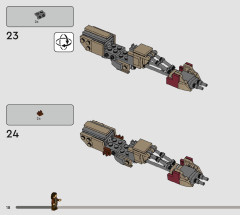LEGO 75338 instructions page 18 – build guide