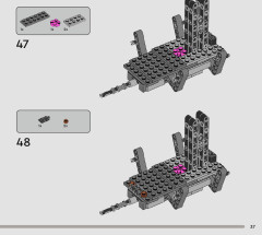 LEGO 75338 instructions page 37 – build guide