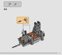 LEGO 75338 instructions page 47 – build guide