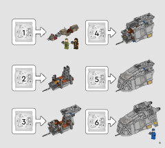 LEGO 75338 instructions page 5 – build guide
