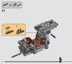 LEGO 75338 instructions page 62 – build guide