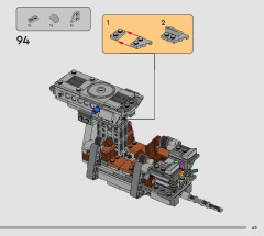 LEGO 75338 instructions page 65 – build guide