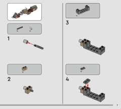 LEGO 75338 instructions page 7 – build guide