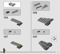 LEGO 75338 instructions page 71 – build guide