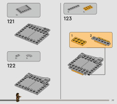 LEGO 75338 instructions page 77 – build guide