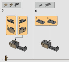 LEGO 75338 instructions page 8 – build guide