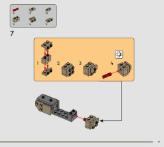 LEGO 75338 instructions page 9 – build guide