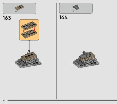 LEGO 75338 instructions page 92 – build guide
