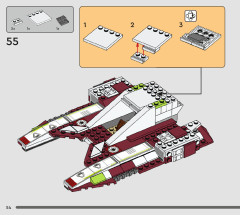 LEGO 75342 instructions page 54 – build guide