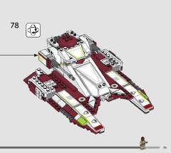 LEGO 75342 instructions page 75 – build guide