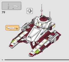 LEGO 75342 instructions page 76 – build guide