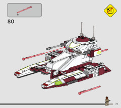 LEGO 75342 instructions page 77 – build guide