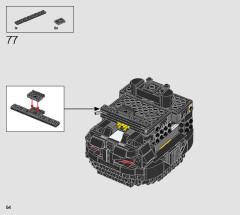 LEGO 75343 instructions page 54 – build guide