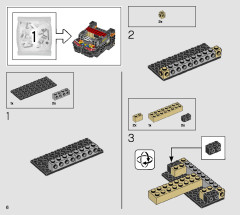 LEGO 75343 instructions page 6 – build guide