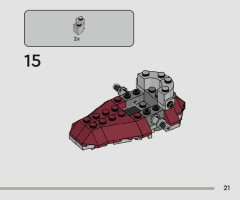 LEGO 75344 instructions page 21 – build guide