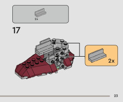 LEGO 75344 instructions page 23 – build guide