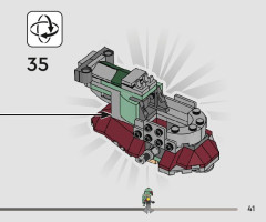 LEGO 75344 instructions page 41 – build guide