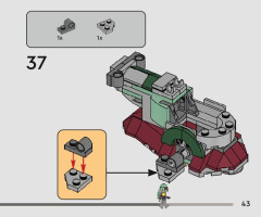 LEGO 75344 instructions page 43 – build guide
