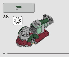 LEGO 75344 instructions page 44 – build guide
