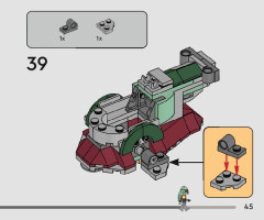 LEGO 75344 instructions page 45 – build guide