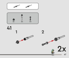 LEGO 75344 instructions page 47 – build guide
