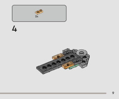 LEGO 75344 instructions page 9 – build guide
