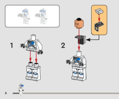 LEGO 75345 instructions page 6 – build guide