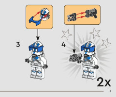 LEGO 75345 instructions page 7 – build guide