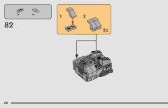 LEGO 75346 instructions page 88 – build guide