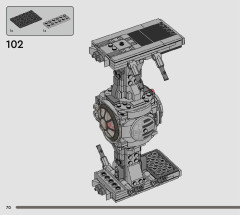 LEGO 75348 instructions page 70 – build guide