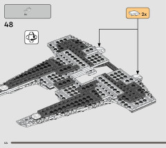 LEGO 75348 instructions page 44 – build guide